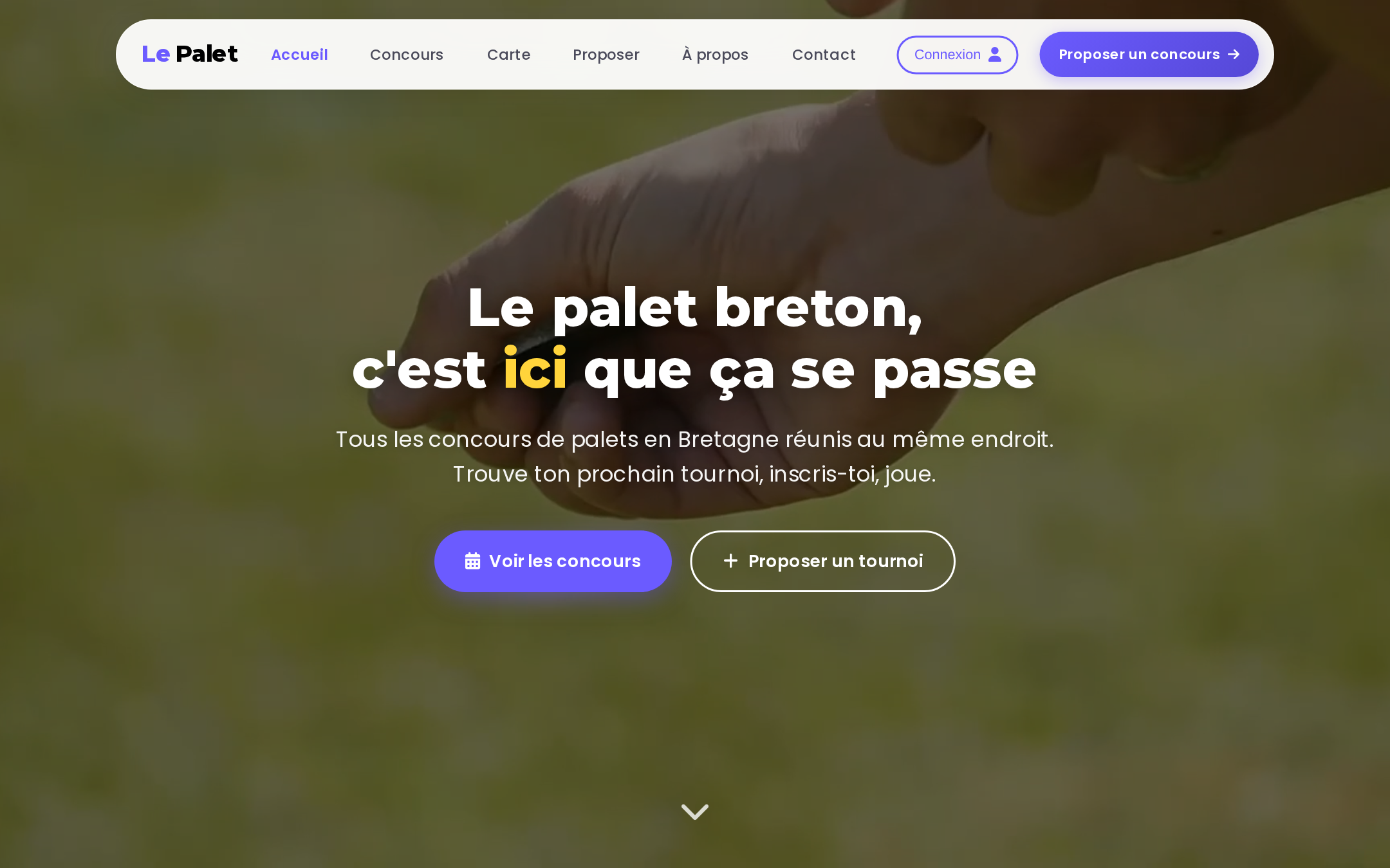 Le Palet — Web platform